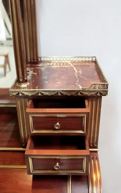 Clearance Pamono Antique Mahogany Veneer Secretaire