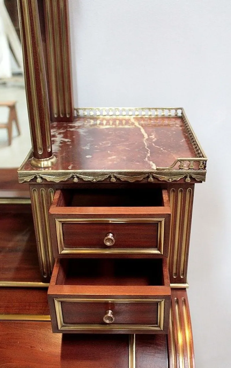Clearance Pamono Antique Mahogany Veneer Secretaire