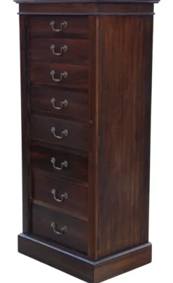 Outlet Pamono Antique Mahogany Wellington Chest of 8 Drawers, 1915