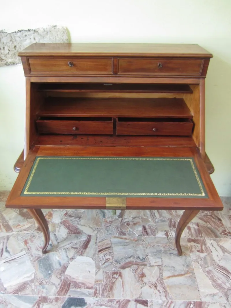 Pamono Antique Mahogany Writers Desk> Secretaires