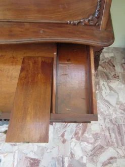 Pamono Antique Mahogany Writers Desk><noscript><img width=