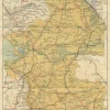 Discount Pamono Antique Map of Drenthe and Overijssel, 1914