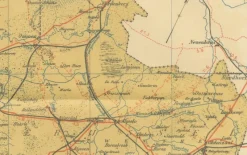 Discount Pamono Antique Map of Drenthe and Overijssel, 1914