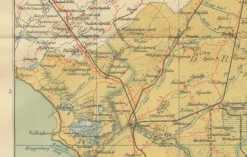 Discount Pamono Antique Map of Drenthe and Overijssel, 1914