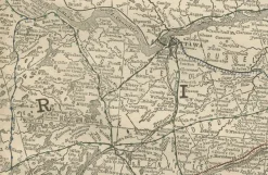 Hot Pamono Antique Map of Eastern Ontario The Heartland Province with Railroads, 1888