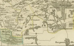 New Pamono Antique Map of Leeuwarden and Dokkum by Von Reilly, 1791