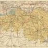 Discount Pamono Antique Map of North Brabant, 1914
