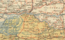 Discount Pamono Antique Map of North Brabant, 1914