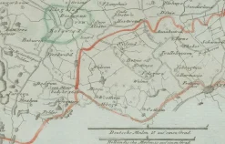 Pamono Antique Map of Sneek and Surroundings by Von Reilly, 1791><noscript><img width=