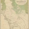 Sale Pamono Antique Map of the Region Near the Gulf of Zula, 1870