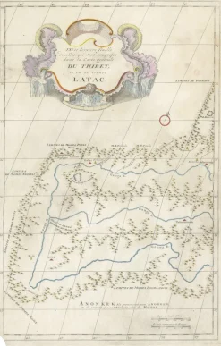 Online Pamono Antique Map of Tibet and Latac by Danville, Paris, France, 1737