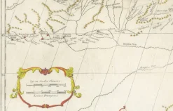 Pamono Antique Map of Tibet by Danville, Paris, France, 1737><noscript><img width=