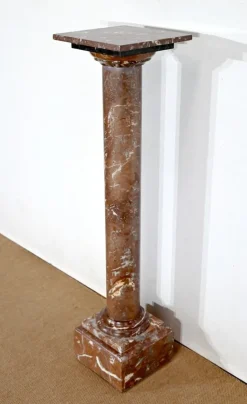 Pamono Antique Marble Column, Late 19th Century><noscript><img width=