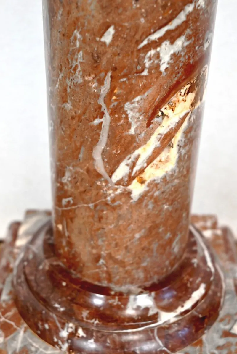 Pamono Antique Marble Column, Late 19th Century> Pedestals And Columns