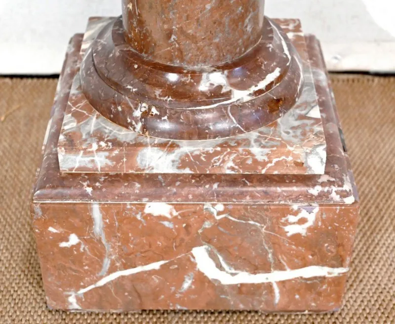 Pamono Antique Marble Column, Late 19th Century> Pedestals And Columns