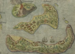 Pamono Antique Mauritius Map, 1610><noscript><img width=