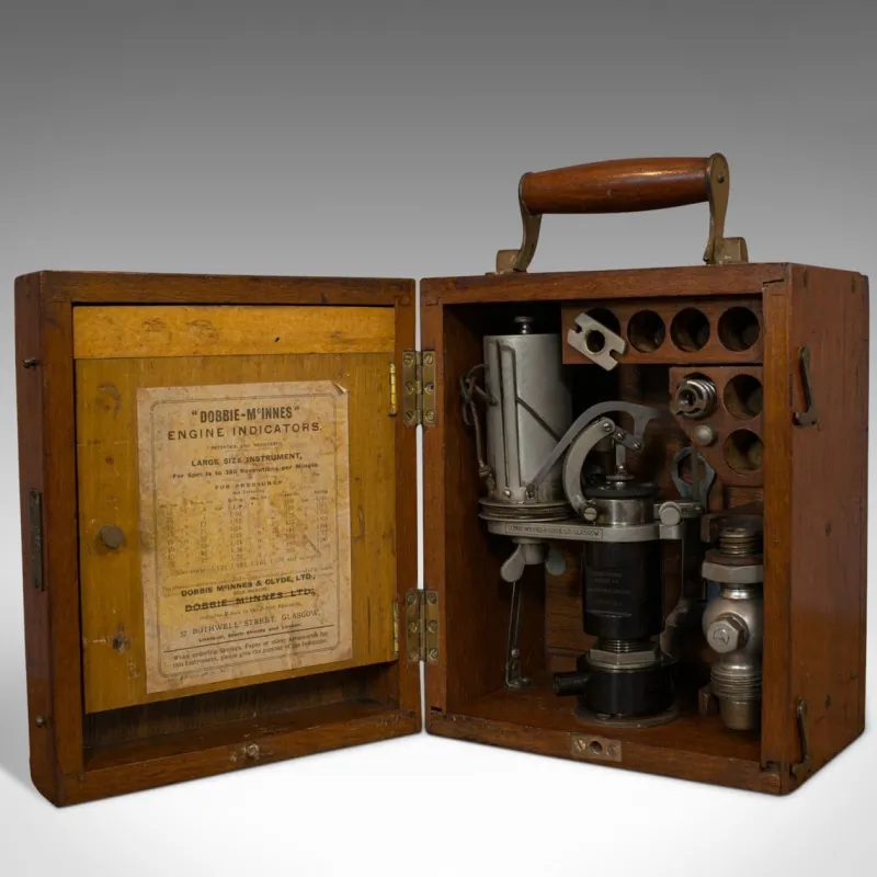 Hot Pamono Antique Mechanical Engine Indicator from Dobbie Mcinnes, 1920s