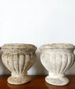 Pamono Antique Medici Stone Planters, Set of 4><noscript><img width=