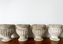 Pamono Antique Medici Stone Planters, Set of 4><noscript><img width=