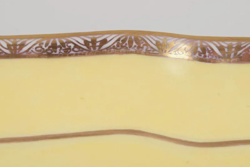 Pamono Antique Meissen Tray in Porcelain with Motif of Birds in a Park> Trays