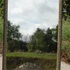 Online Pamono Antique Mirror with Black and Gold Frame, 1890s