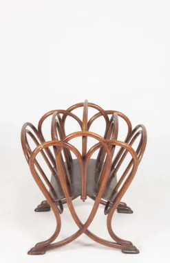 Sale Pamono Antique Model No. 1 Magazine Rack from Thonet