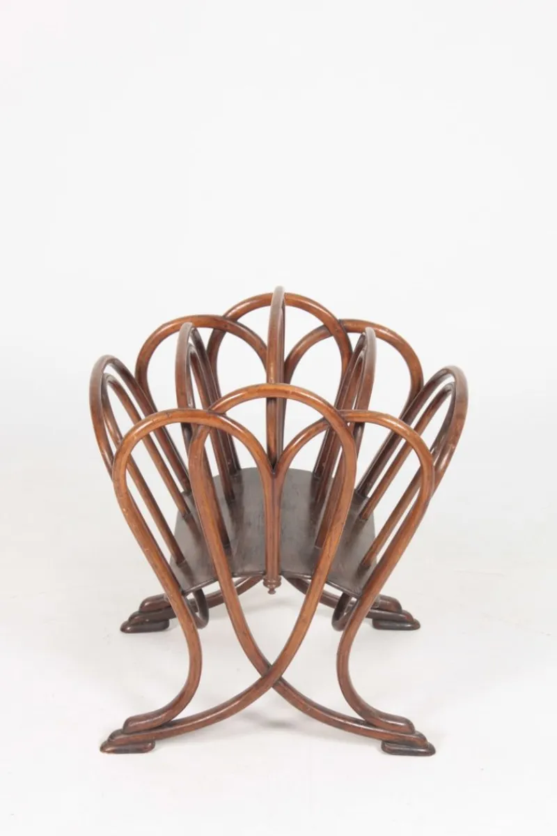 Sale Pamono Antique Model No. 1 Magazine Rack from Thonet