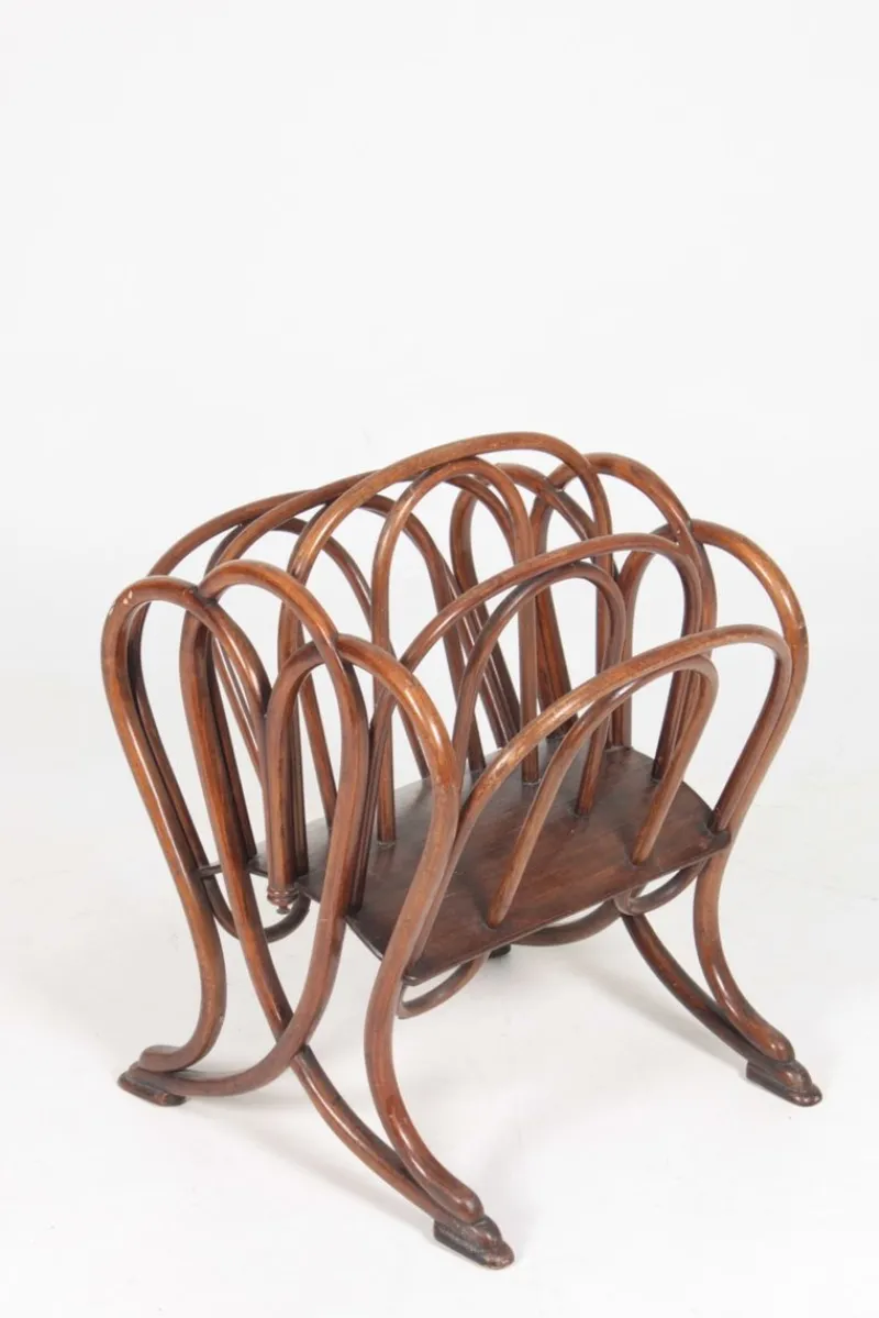 Sale Pamono Antique Model No. 1 Magazine Rack from Thonet