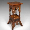 Discount Pamono Antique Moorish Jardiniere Stand in Teak