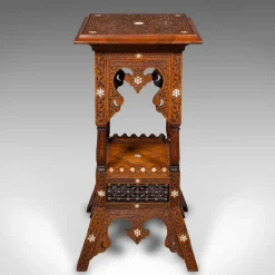 Discount Pamono Antique Moorish Jardiniere Stand in Teak