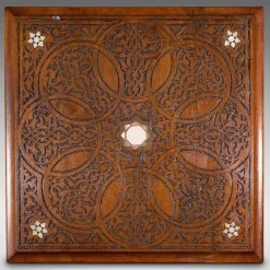 Discount Pamono Antique Moorish Jardiniere Stand in Teak