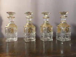 Pamono Antique Napoleon III Marquetry Liquor Cellar Set><noscript><img width=