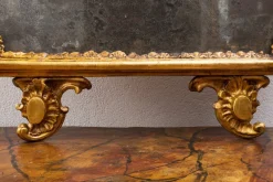 Discount Pamono Antique Neapolitan Louis XV Mirror in Gilt Carved Wood