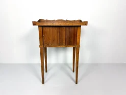 Pamono Antique Nightstand with Roller Door, 19th Century><noscript><img width=