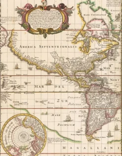 Pamono Antique Nova Totius Terrarum Orbis Geographica ac Hydrographica Tabula Claes Map by Janszoon Visscher, 1652><noscript><img width=