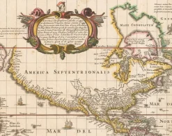 Pamono Antique Nova Totius Terrarum Orbis Geographica ac Hydrographica Tabula Claes Map by Janszoon Visscher, 1652><noscript><img width=