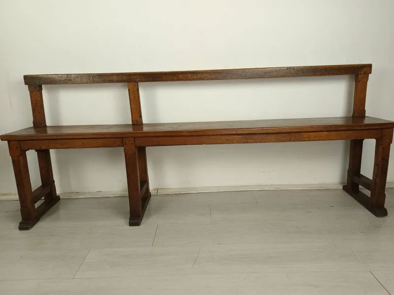 Pamono Antique Oak Church Bench> Benches