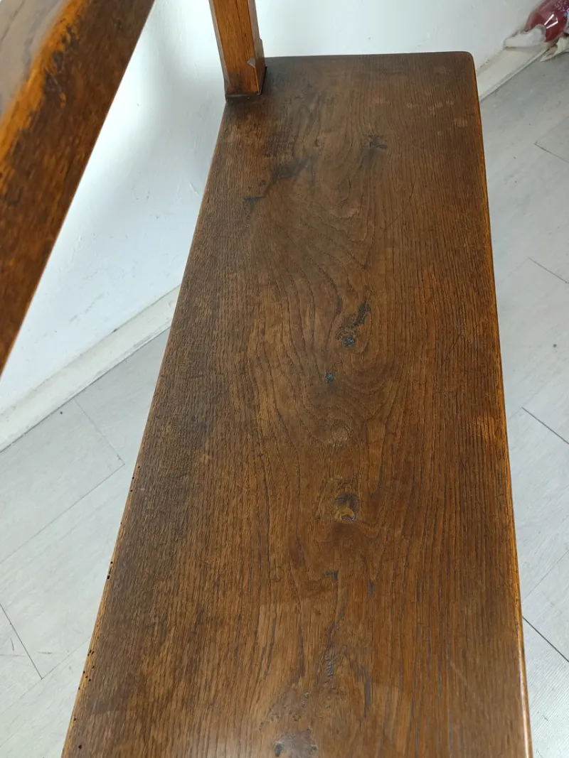 Pamono Antique Oak Church Bench> Benches