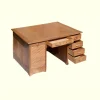 Pamono Antique Oak Desk with Two Workstations, 1890s> Desks
