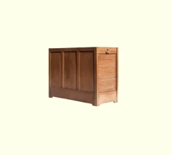 Pamono Antique Oak Desk with Two Workstations, 1890s><noscript><img width=