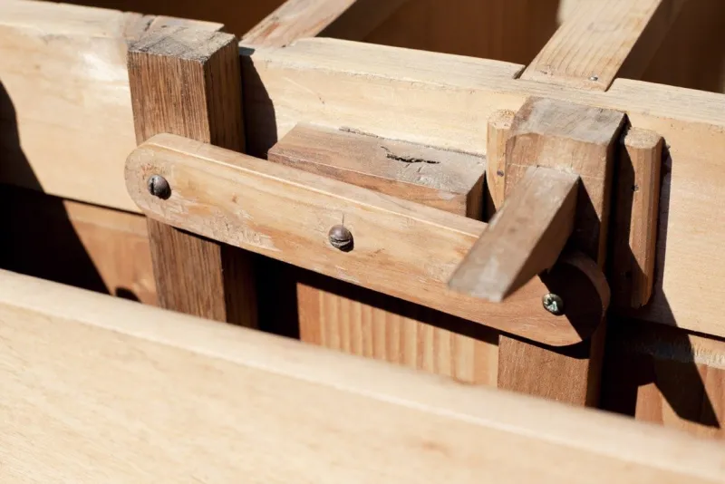Pamono Antique Oak Desk with Two Workstations, 1890s> Desks