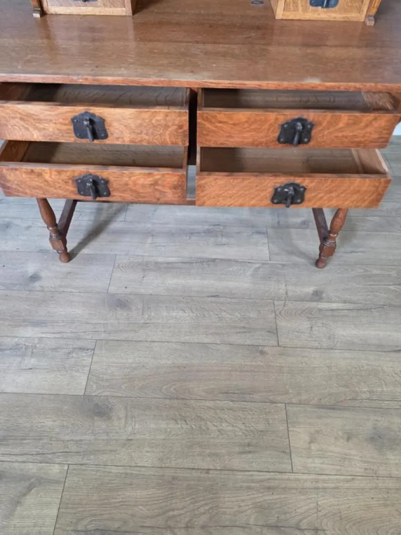 Pamono Antique Oak Newlyn Dressing Table from Heals of London> Dressing Tables