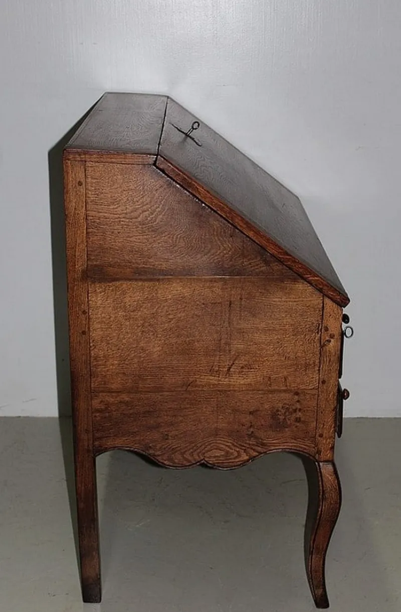 Pamono Antique Oak Secretary Desk> Secretaires
