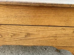 Pamono Antique Oak Trunk, 19th Century