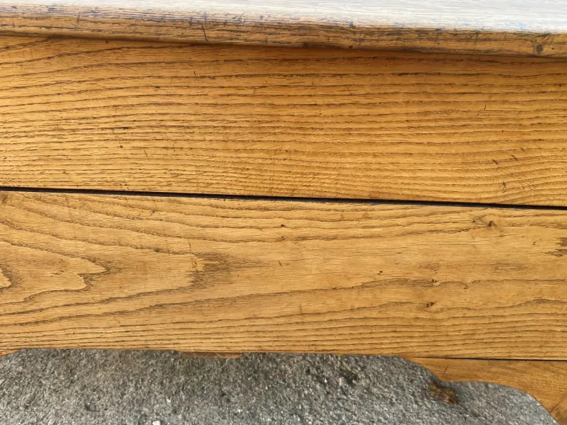 Pamono Antique Oak Trunk, 19th Century
