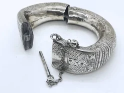 Pamono Antique Omani Antal Anklet Bracelet, 1890s><noscript><img width=