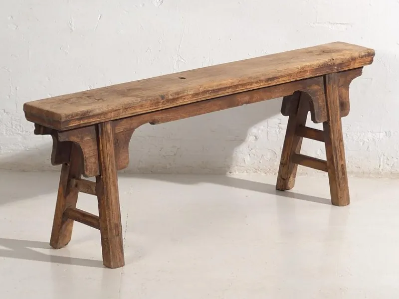 Discount Pamono Antique Oriental Bench, 1870s