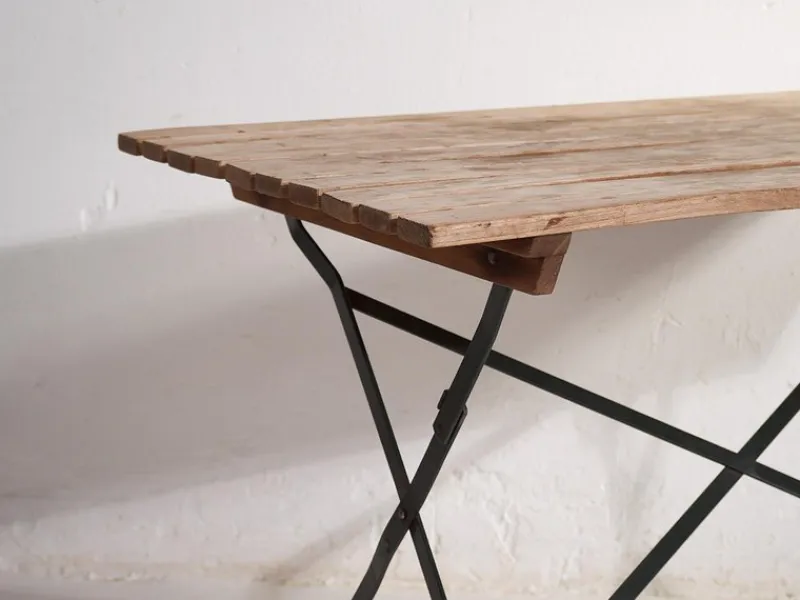 Sale Pamono Antique Outdoor Folding Table, 1920s