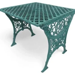 Best Pamono Antique Painted Wrought Iron Garden Table