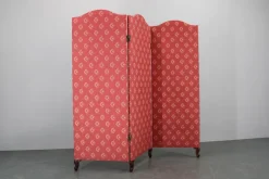 Best Pamono Antique Paravan with Fabric, 1900